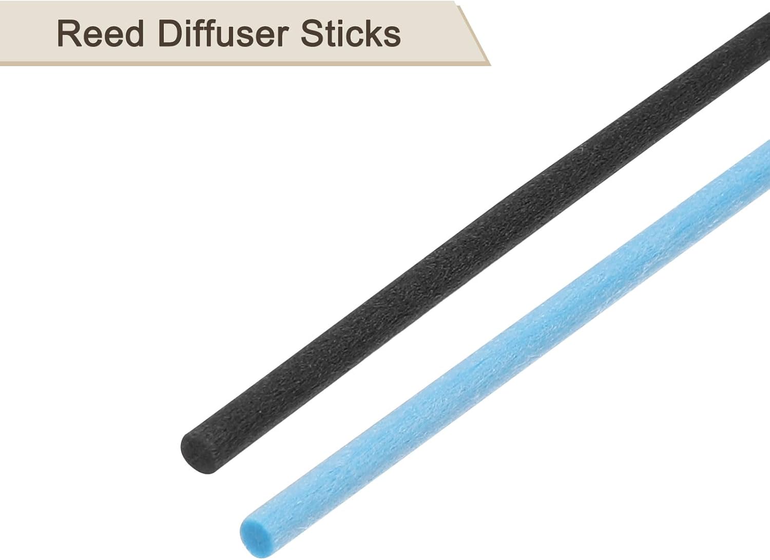 Uxcell 100Pcs Reed Diffuser Sticks Set Blue Black