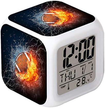 Cointone LED Alarm Clock with Fire Design