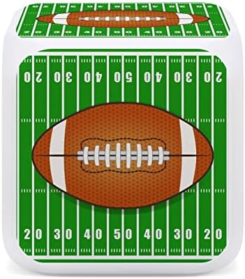 Donnapink American Football Green Field LED Alarm Clock