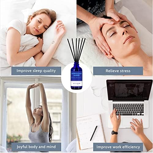 Xcleen Reed Diffuser Set - Floral Vanilla Cinnamon Amber