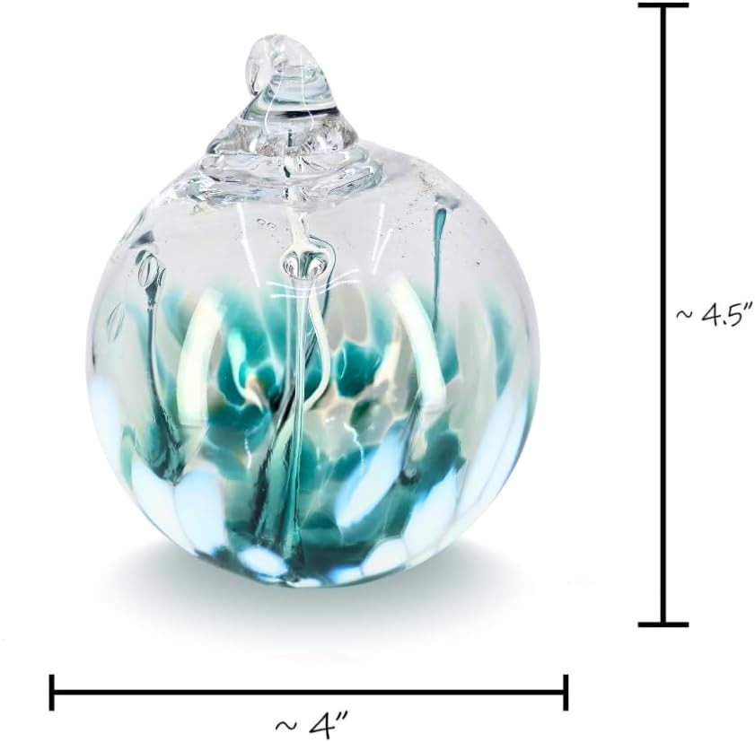 Luke Adams Glass 4 Inch Tree of Life Ornament