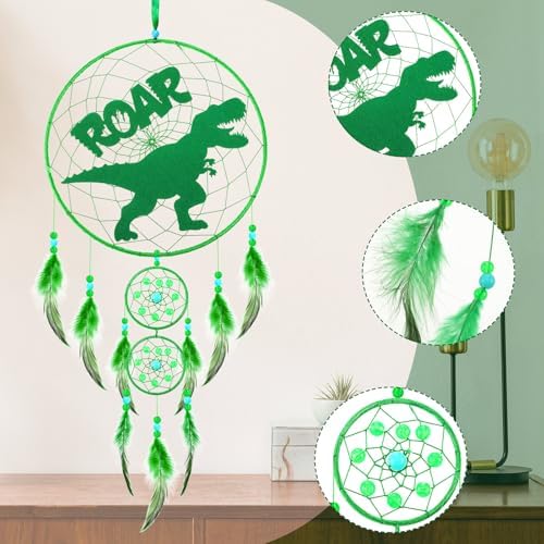 Dinosaur Dream Catcher Kit for Kids Room Decor