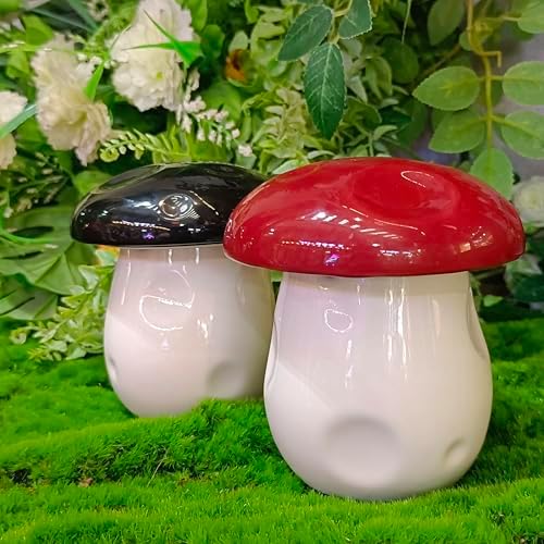 Cute Mushroom Ashtray with Lid for Home and Office