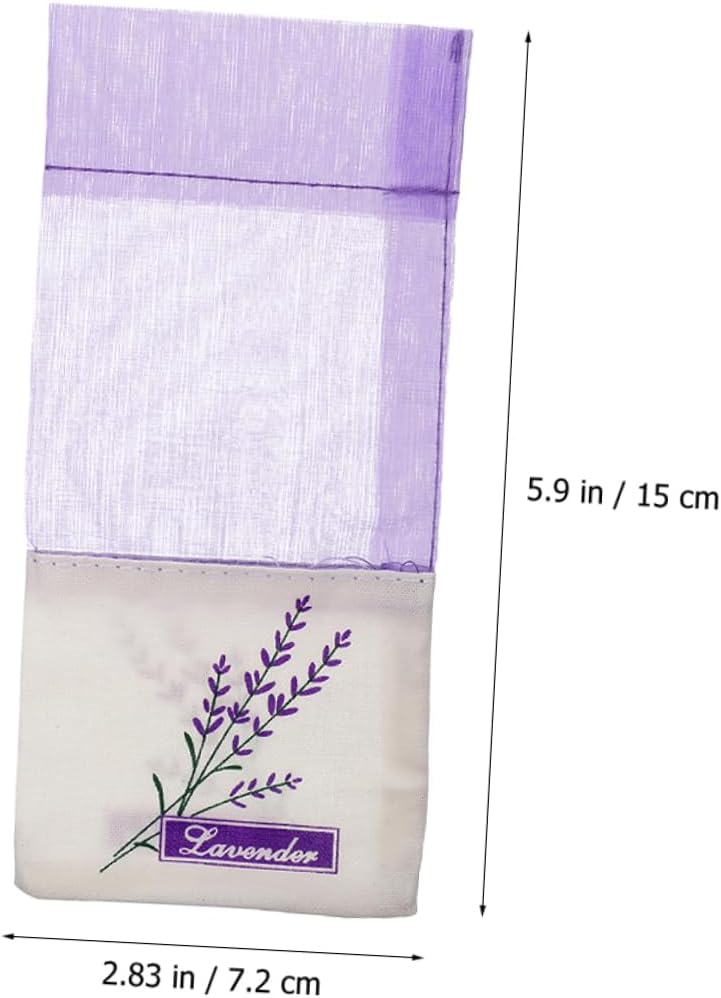 Sosoport 50pcs Lavender Sachet Bags for Home and Car Storage