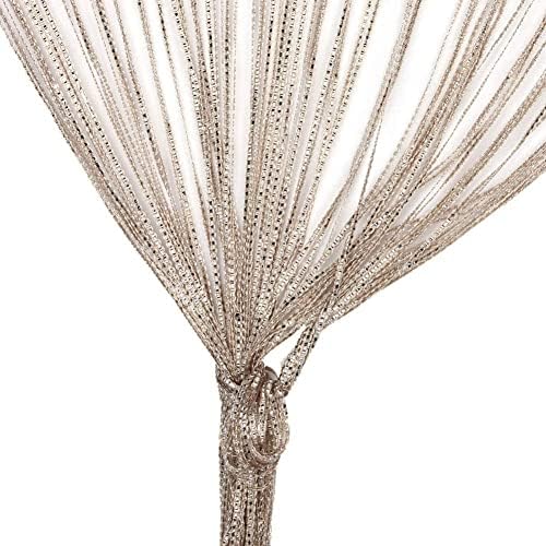 Silver Thread Door String Curtain for Home Decor