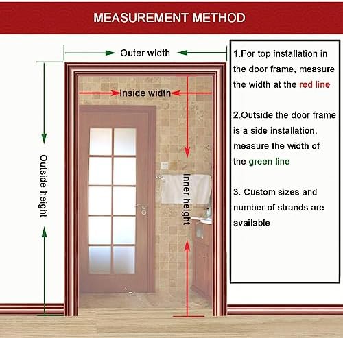 Wooden Beaded Bamboo Door Curtain 100 Strands
