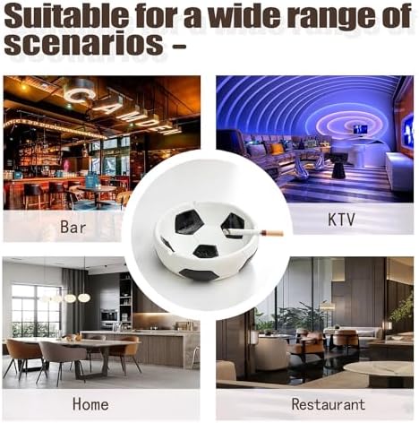 1PCS Soccer Resin Ashtray Creative Sports Decor