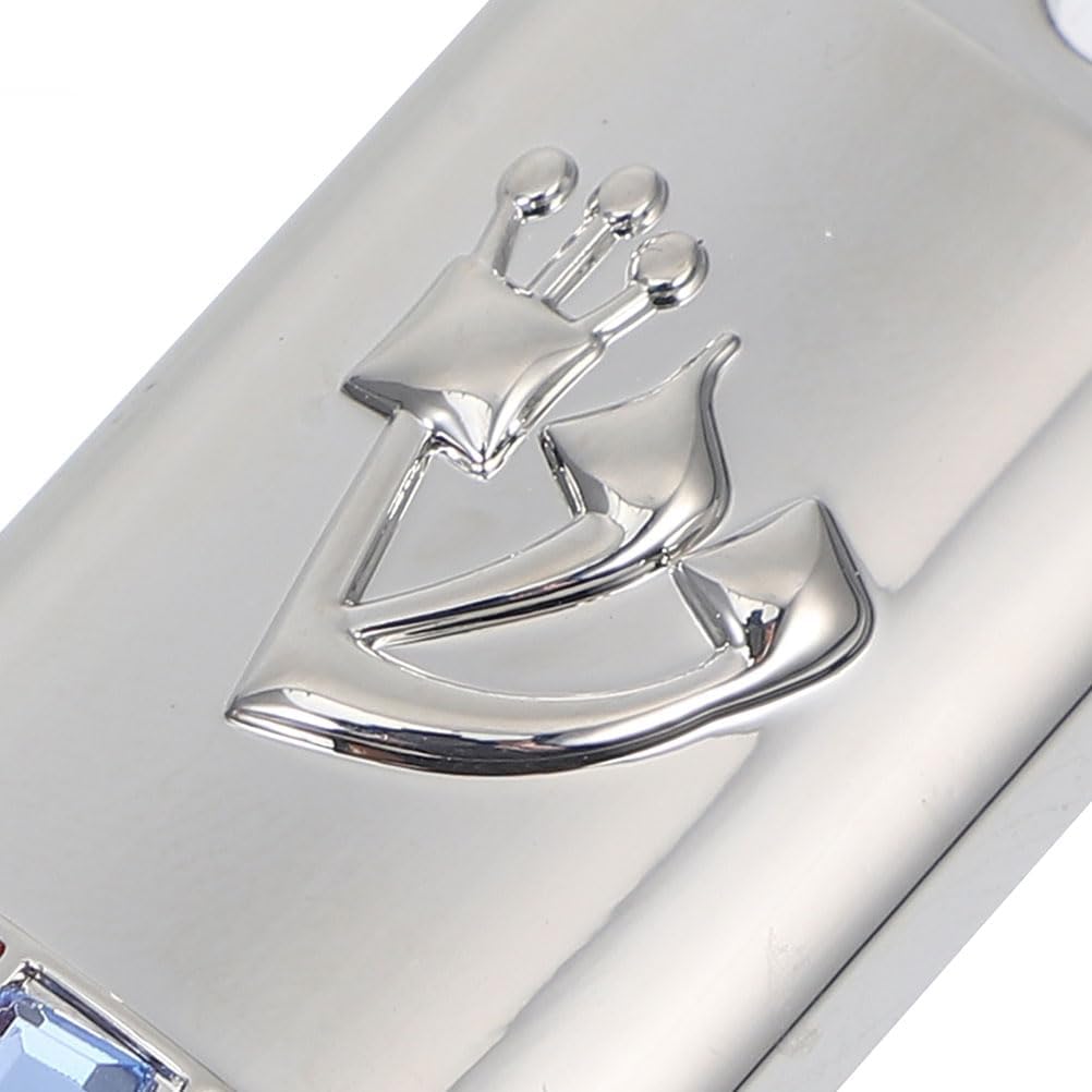 LUOZZY 2 Sets Silver Metal Mezuzah Door Decoration