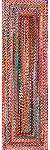 nuLOOM Tammara Bohemian Hand Braided Runner Rug
