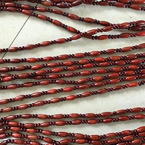 Tophacker Beaded Curtain Natural Wooden Beads Door String