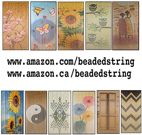 Beaded Curtain 90 Strands Blossom Design