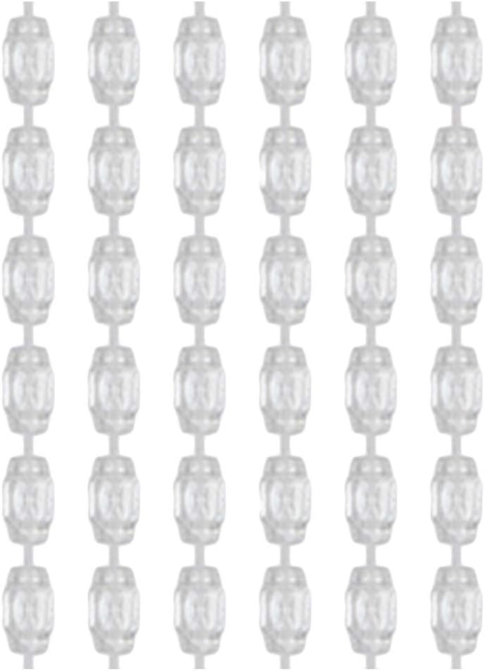 OKUOKA Gold Beaded Curtain Strands for Window Door Divider
