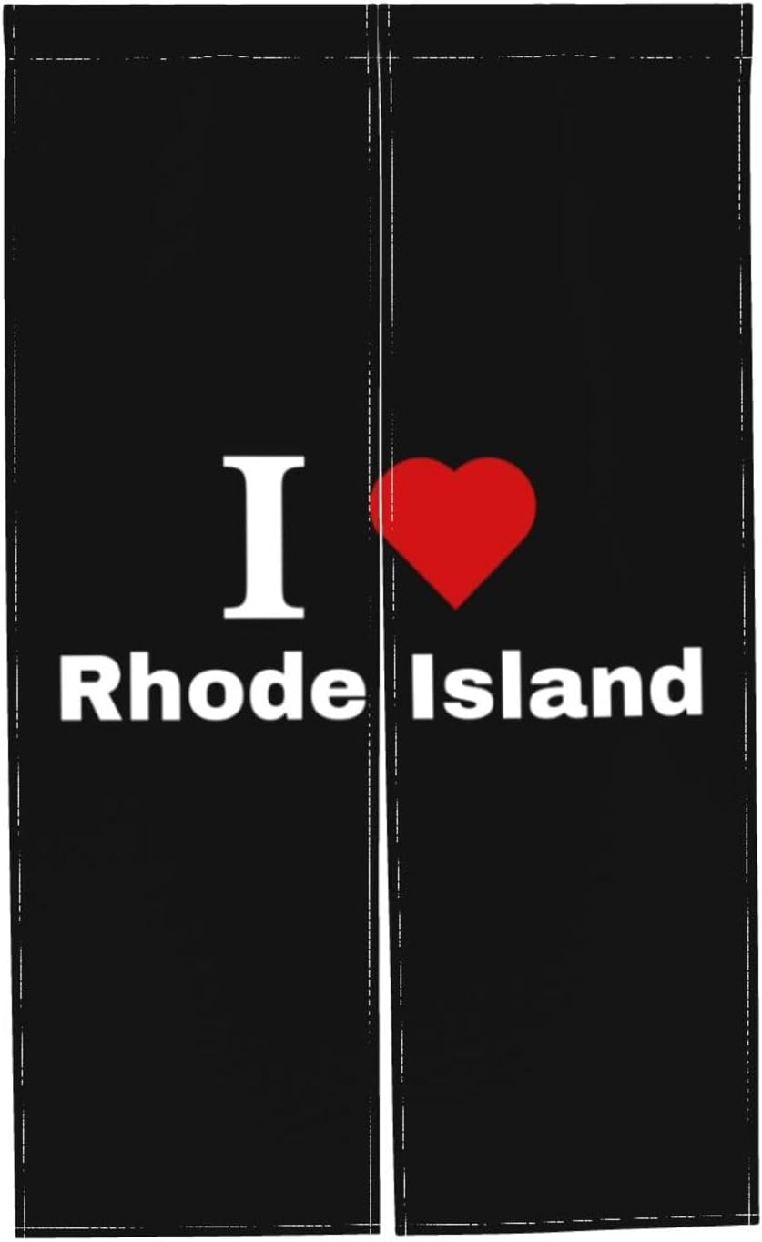 I Love Rhode Island Blackout Curtains for Doorways