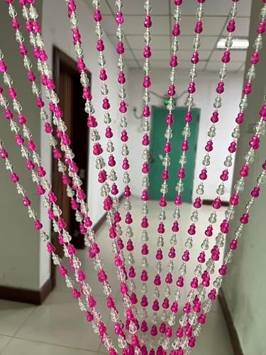 ZiDeTang 18 Rows Acrylic Calabash Beaded Curtain