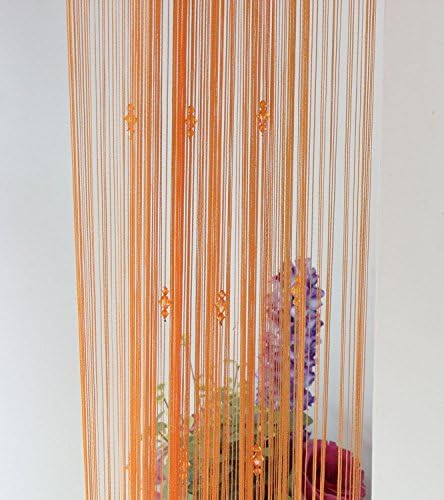 FUT String Tassel Crystal Beads Curtain Panel