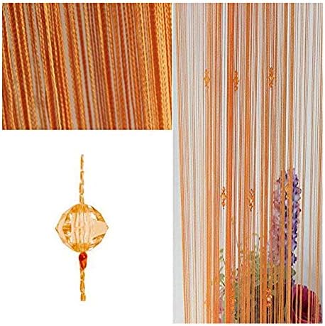 FUT String Tassel Crystal Beads Curtain Panel