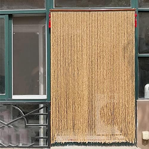 Handmade Bamboo Beaded Curtain for Bedroom and Doorway