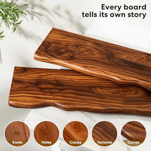 24 Inch Rustic Floating Shelf for Living Room