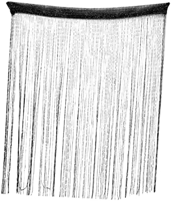 Glitter Tassel Window Curtain for Home Office Hotel