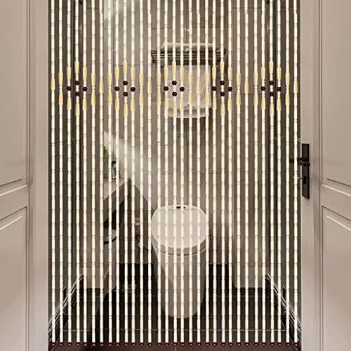 31 Strands Bamboo Wood Beaded Curtain for Doorway