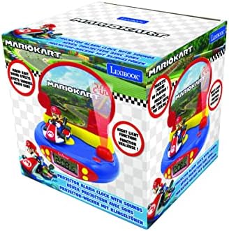 LEXiBOOK Nintendo Mario Kart Projector Clock