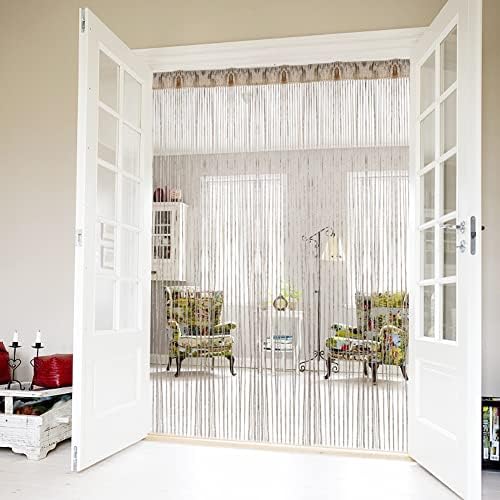 Silver Thread Door String Curtain for Home Decor