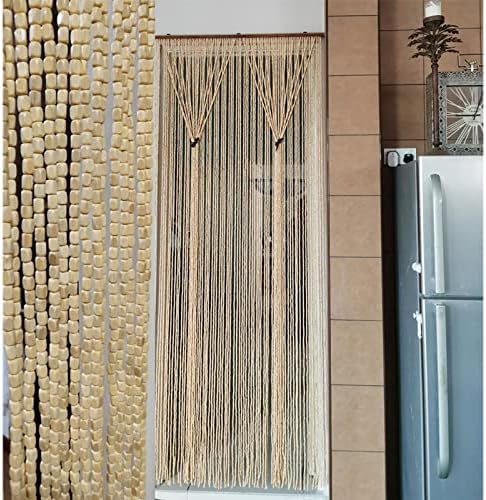 Handmade Bamboo Bead Curtain for Doorway Decor