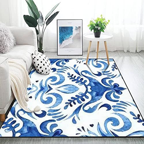 Modern 3D Printed Area Rug for Home Decor