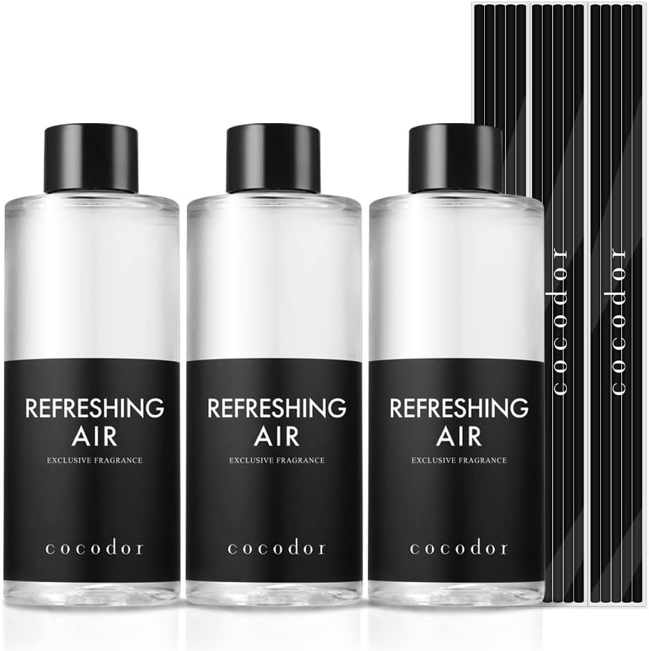 Cocodor Citrusy Mandarin Reed Diffuser Oil Refill 3 Pack