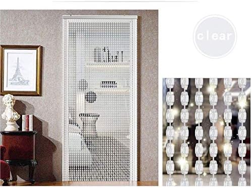 OKUOKA Gold Beaded Curtain Strands for Window Door Divider