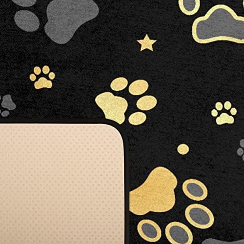 Animal Dog Paw Prints Runner Rug 2x6ft Hallway Entryway Mat