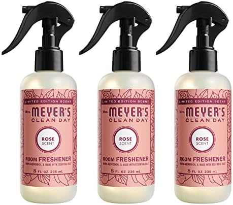 Mrs Meyers Clean Day Rose Room Spray - Pack of 3