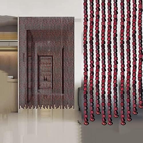 Tophacker Bamboo Beaded Curtain with Tassels