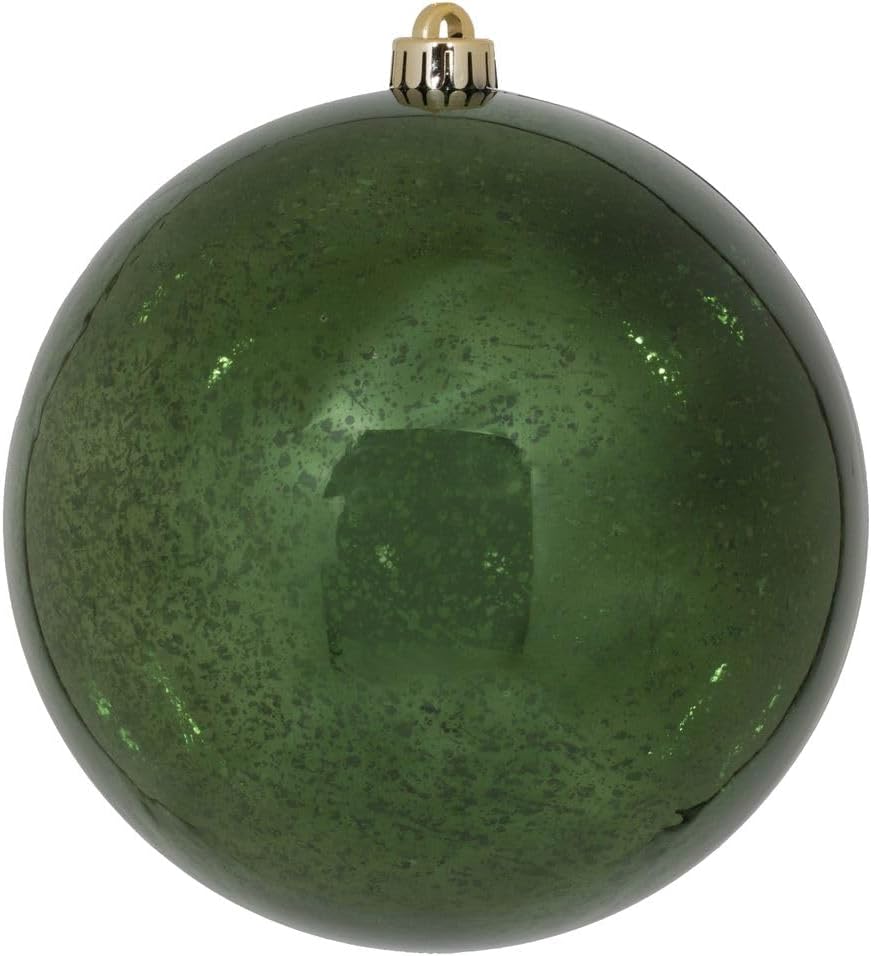 Vickerman 8 Inch Moss Green Mercury Ball Ornament