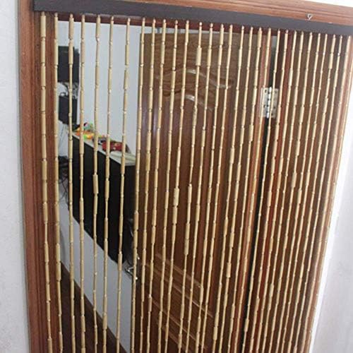 OKUOKA Bamboo Beaded Door Curtain with 31 Strands