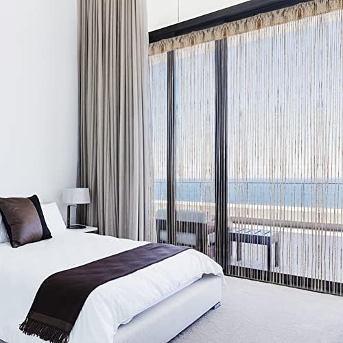 Silver Thread Door String Curtain for Home Decor