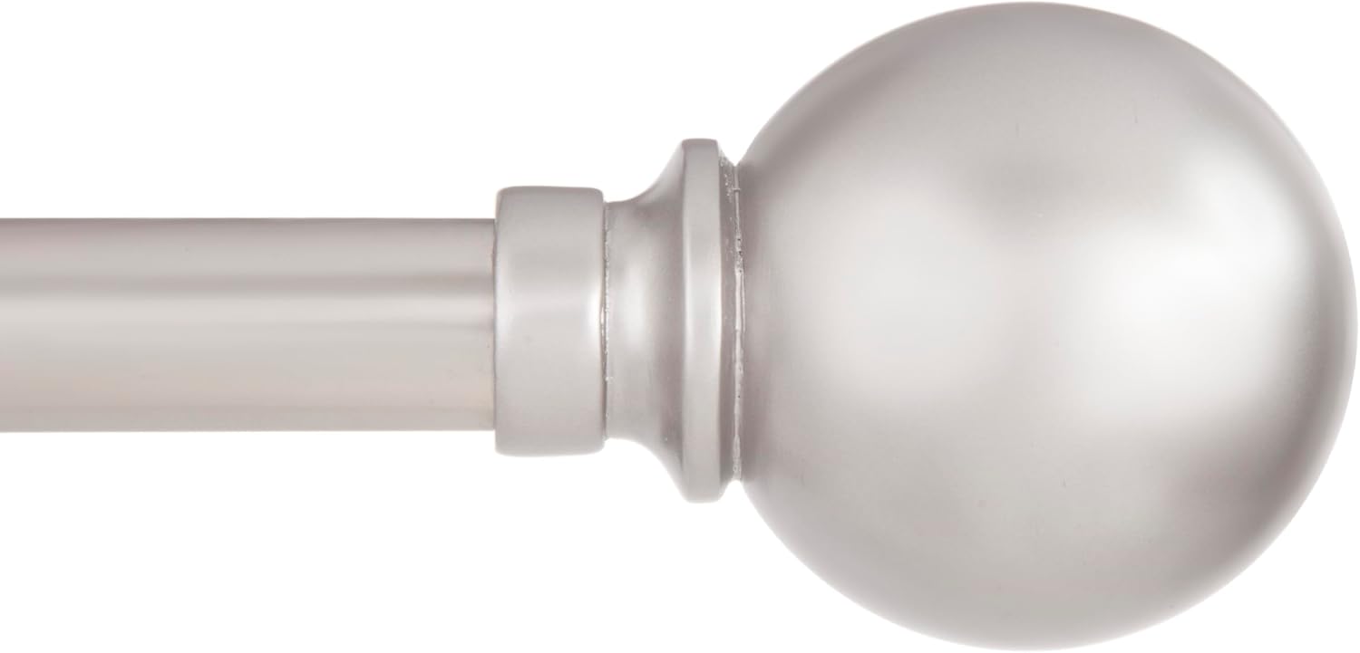 Kenney KN80102 Mercer Ball End Window Curtain Rod