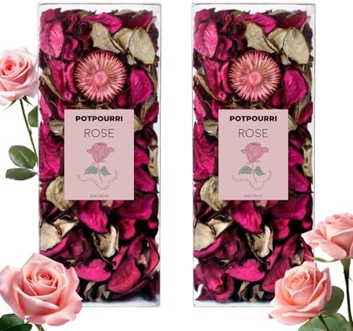 SCENTORINI Rose Scented Potpourri Bags for Home Decor