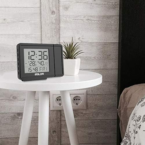 BALDR Projection Alarm Clock with Temperature Display