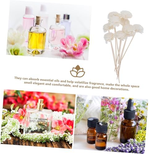 10pcs Floral Aromatherapy Diffuser Sticks for Home Decor