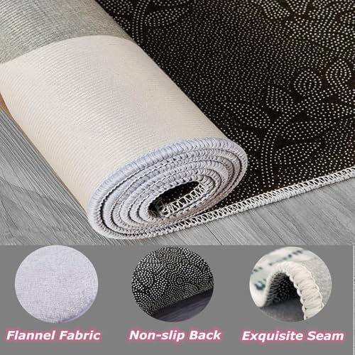 Cartoon Marine Telescope Washable Area Rug 5x6ft