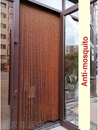 Natural Bamboo Beaded Curtain for Room Divider