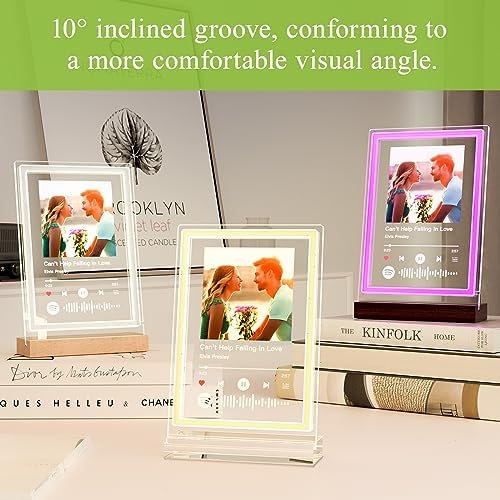 Bemaystar Wooden Pedestal Stand for Plaques and Photo Albums