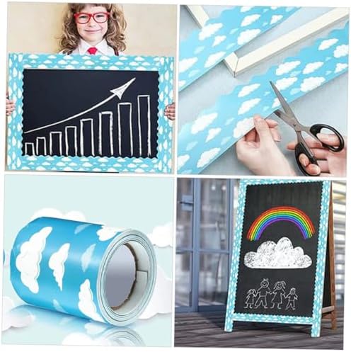 Adorable Cloud Bulletin Board Stickers for Classroom and Home