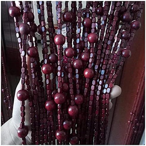 ZHOUXIAO Bamboo Wood Beaded Curtain for Doorways