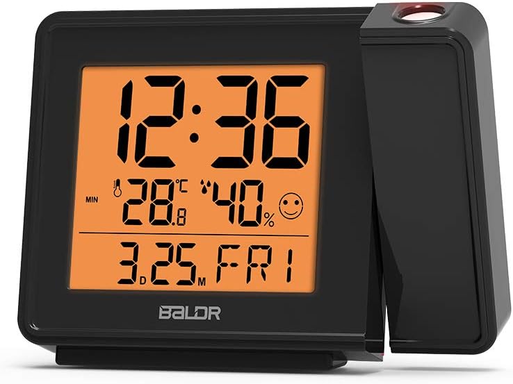 BALDR Projection Alarm Clock with Temperature