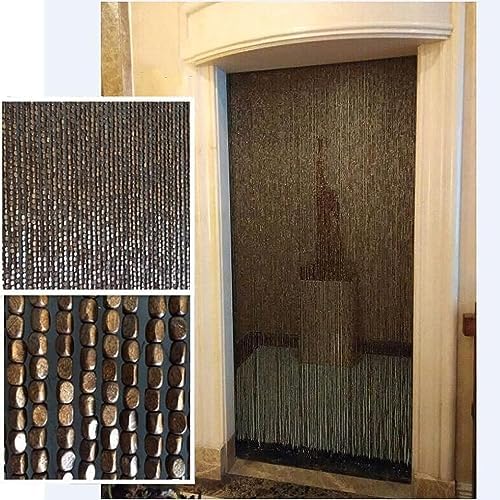 Wcxixo Wooden Bamboo Beaded Curtain for Doorway