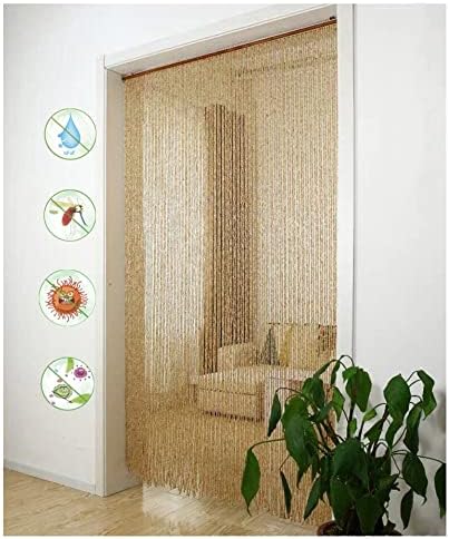 Natural Wood Beaded Curtain for Home Decoration