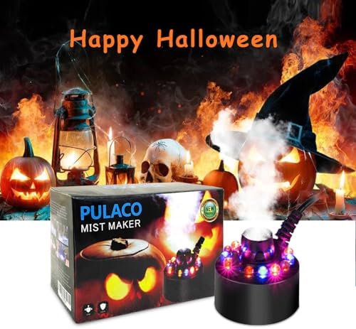 PULACO Mist Maker for Pond and Halloween Decor