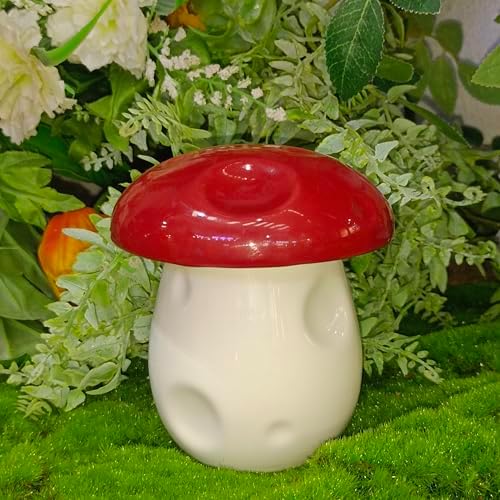 Cute Mushroom Ashtray with Lid for Home and Office